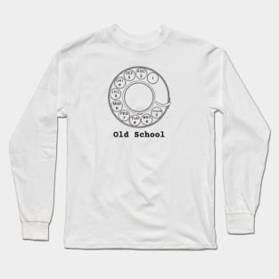 Rotary Dial Retro Long Sleeve T-Shirt